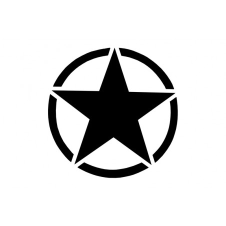 Sticker Star Universal suitable for Jeep Wrangler JK, Truck or Other Cars Black Sticker Star Universal suitable for Jeep Wrangler JK, Truck or Other Cars Black