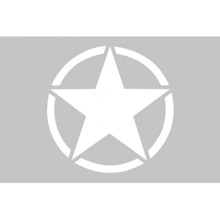 Sticker Star Universal suitable for Jeep Wrangler JK, Truck, or Other Cars White Sticker Star Universal suitable for Jeep Wrangler JK, Truck, or Other Cars White