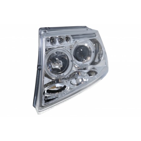 Headlights Angel Eyes for Grand Cherokee 1999-2004 Angel Ayes Chrome Headlights Angel Eyes for Grand Cherokee 1999-2004 Angel Ayes Chrome