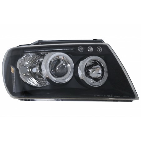 Headlights Angel Eyes suitable for JEEP Grand Cherokee (1999-2004) Black Headlights Angel Eyes suitable for JEEP Grand Cherokee (1999-2004) Black
