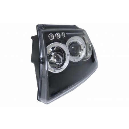 Headlights Angel Eyes suitable for JEEP Grand Cherokee (1999-2004) Black Headlights Angel Eyes suitable for JEEP Grand Cherokee (1999-2004) Black