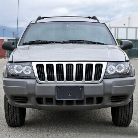 Headlights Angel Eyes suitable for JEEP Grand Cherokee (1999-2004) Black Headlights Angel Eyes suitable for JEEP Grand Cherokee (1999-2004) Black