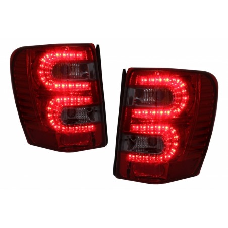 Taillights LED suitable for JEEP Grand Cherokee (1999-05.2005) Red Smoke