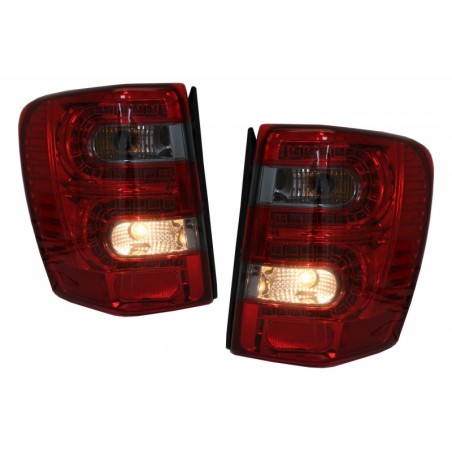 Taillights LED suitable for JEEP Grand Cherokee (1999-05.2005) Red Smoke