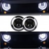 7 Inch CREE LED Headlights Angel Eye Amber Halo DRL Jeep Wrangler JK TJ LJ suitable for Land ROVER Defender Mercedes W463 Blac 7 Inch CREE LED Headlights Angel Eye Amber Halo DRL Jeep Wrangler JK TJ LJ suitable for Land ROVER Defender Mercedes W463 Blac