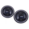 7 Inch CREE LED Headlights Angel Eye Amber Halo DRL Jeep Wrangler JK TJ LJ suitable for Land ROVER Defender Mercedes W463 Blac 7 Inch CREE LED Headlights Angel Eye Amber Halo DRL Jeep Wrangler JK TJ LJ suitable for Land ROVER Defender Mercedes W463 Blac