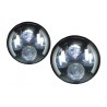 7 Inch CREE LED Headlights Jeep Wrangler JK Mercedes Benz G-Class W463 suitable for Land ROVER Defender Half Halo Black 7 Inch CREE LED Headlights Jeep Wrangler JK Mercedes Benz G-Class W463 suitable for Land ROVER Defender Half Halo Black