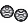 7 Inch CREE LED Headlights Angel Eye Amber Halo DRL Jeep Wrangler JK TJ LJ suitable for Land ROVER Defender Mercedes W463 Blac 7 Inch CREE LED Headlights Angel Eye Amber Halo DRL Jeep Wrangler JK TJ LJ suitable for Land ROVER Defender Mercedes W463 Blac