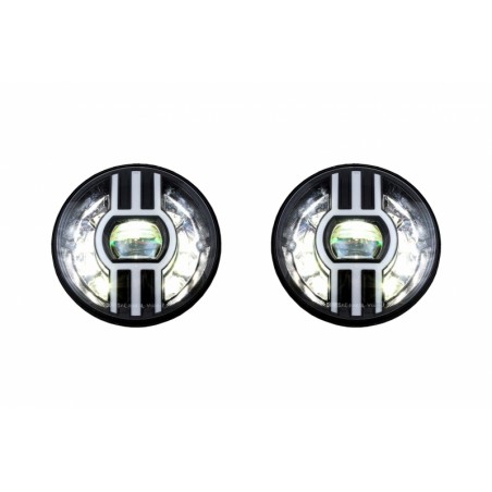7 Inch CREE LED Headlights DRL suitable for Jeep Wrangler JK TJ LJ Defender Mercedes W463 Black 7 Inch CREE LED Headlights DRL suitable for Jeep Wrangler JK TJ LJ Defender Mercedes W463 Black