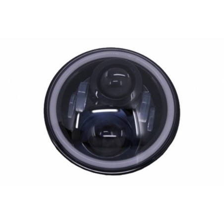 7 Inch CREE LED Headlight Angel Eye Amber Halo DRL Motorcycle Harley-Davidson Jeep Wrangler JK TJ LJ suitable for ROVER Defender 7 Inch CREE LED Headlight Angel Eye Amber Halo DRL Motorcycle Harley-Davidson Jeep Wrangler JK TJ LJ suitable for ROVER Defender
