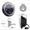7 Inch CREE LED Headlight Angel Eye Amber Halo DRL Motorcycle Harley-Davidson Jeep Wrangler JK TJ LJ suitable for ROVER Defender 7 Inch CREE LED Headlight Angel Eye Amber Halo DRL Motorcycle Harley-Davidson Jeep Wrangler JK TJ LJ suitable for ROVER Defender