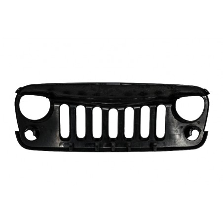 Central Grille Front Grille suitable for JEEP Wrangler / Rubicon JK (2007-2017) Angry Bird Design Piano Black Central Grille Front Grille suitable for JEEP Wrangler / Rubicon JK (2007-2017) Angry Bird Design Piano Black