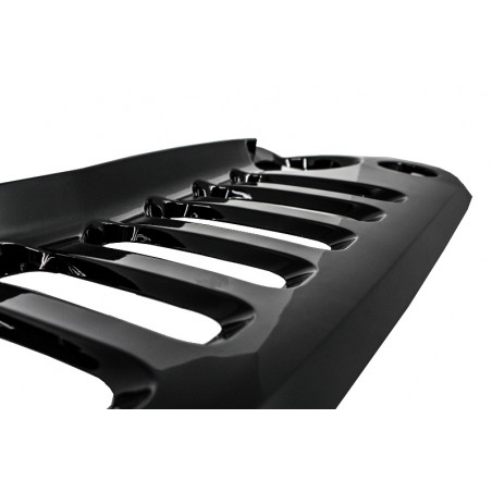 Central Grille Front Grille suitable for JEEP Wrangler / Rubicon JK (2007-2017) Angry Bird Design Piano Black Central Grille Front Grille suitable for JEEP Wrangler / Rubicon JK (2007-2017) Angry Bird Design Piano Black