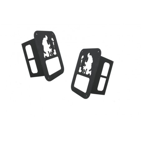 Tail Lamp Lighting Guard Cover Trim suitable for JEEP JK (2007-2017) Army Soldier Design Tail Lamp Lighting Guard Cover Trim suitable for JEEP JK (2007-2017) Army Soldier Design