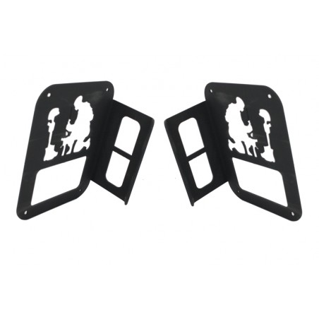 Tail Lamp Lighting Guard Cover Trim suitable for JEEP JK (2007-2017) Army Soldier Design Tail Lamp Lighting Guard Cover Trim suitable for JEEP JK (2007-2017) Army Soldier Design