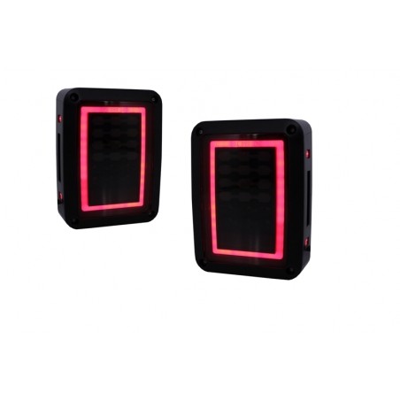 LED Taillights suitable for JEEP Wrangler JK 2007-2017 Smoke LED Taillights suitable for JEEP Wrangler JK 2007-2017 Smoke