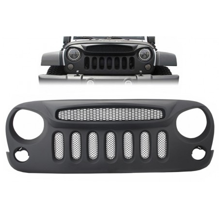 Central Front Grille suitable for JEEP Wrangler / Rubicon JK (2007-2017) Angry Bird Design Specter Mask Central Front Grille suitable for JEEP Wrangler / Rubicon JK (2007-2017) Angry Bird Design Specter Mask