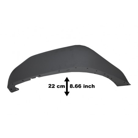 Front Crusher Tube Flat Steel Fender Flares suitable for JEEP Wrangler / Rubicon JK (2007-2017) Front Crusher Tube Flat Steel Fender Flares suitable for JEEP Wrangler / Rubicon JK (2007-2017)