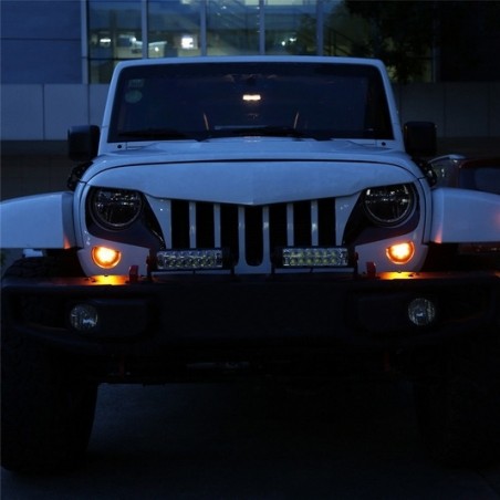 LED Turn Signal Light Grille Indicator suitable for JEEP Wrangler JK (2007-2016) Amber