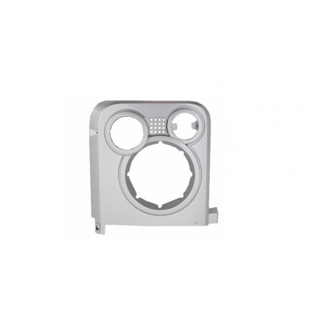 Central Grille & Headlights Covers Assembly  suitable for Land ROVER  Defender 90 110 (1990-2016) Silver SVX Design