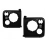 Central Grille & Headlights Covers Assembly suitable for Land ROVER Defender (1990-2016) Piano Black Central Grille & Headlights Covers Assembly suitable for Land ROVER Defender (1990-2016) Piano Black