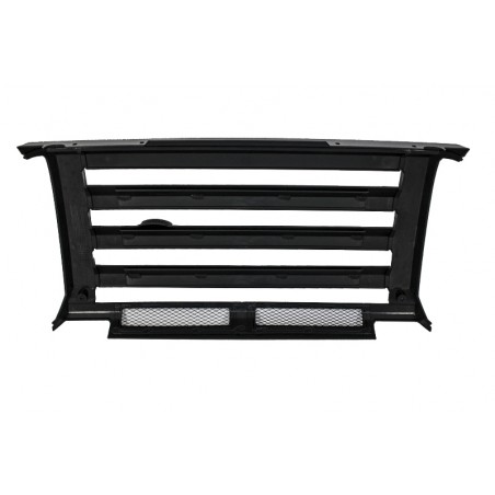 Central Grille & Headlights Covers Assembly  suitable for Land ROVER  Defender (1990-2016) Piano Black