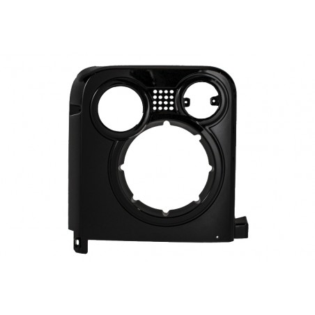 Central Grille & Headlights Covers Assembly  suitable for Land ROVER  Defender (1990-2016) Piano Black