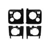 Central Grille & Headlights Covers Assembly suitable for Land ROVER Defender (1990-2016) Piano Black Central Grille & Headlights Covers Assembly suitable for Land ROVER Defender (1990-2016) Piano Black