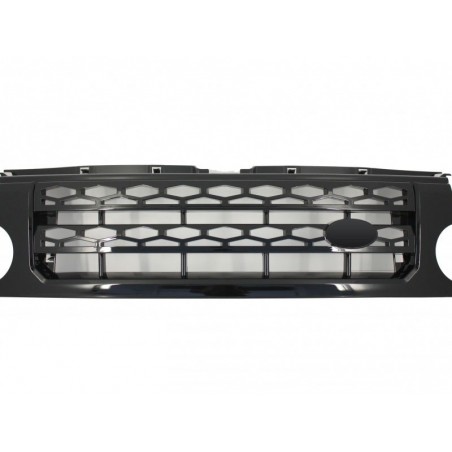 Central Grille suitable for Land ROVER Range ROVER Discovery III (2004-2009) Autobiography Design All Black Central Grille suitable for Land ROVER Range ROVER Discovery III (2004-2009) Autobiography Design All Black