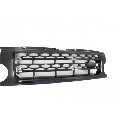Central Grille suitable for Land ROVER Range ROVER Discovery III (2004-2009) Autobiography Design All Black Central Grille suitable for Land ROVER Range ROVER Discovery III (2004-2009) Autobiography Design All Black