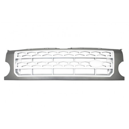 Central Grille  suitable for Land ROVER Range ROVER Discovery III (2004-2009) Autobiography Design Grey Silver