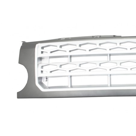 Central Grille  suitable for Land ROVER Range ROVER Discovery III (2004-2009) Autobiography Design Grey Silver