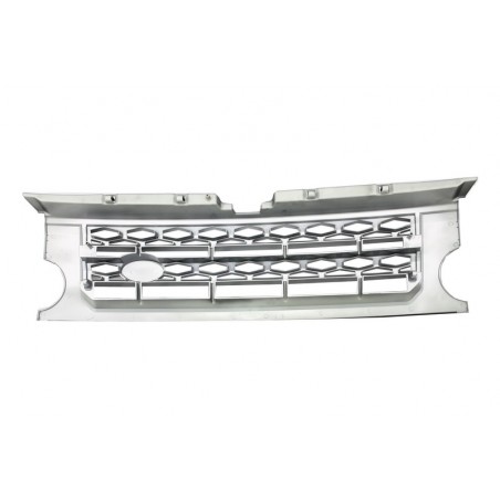 Central Grille  suitable for Land ROVER Range ROVER Discovery III (2004-2009) Autobiography Design Grey Silver