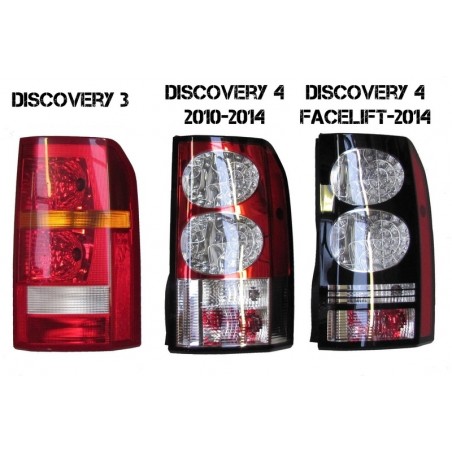 LED Taillights suitable for Land ROVER Discovery III 3 & IV 4 (2004-2009) (2009-2016) Black Conversion to Facelift Look LED Taillights suitable for Land ROVER Discovery III 3 & IV 4 (2004-2009) (2009-2016) Black Conversion to Facelift Look