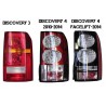 LED Taillights suitable for Land ROVER Discovery III 3 & IV 4 (2004-2009) (2009-2016) Black Conversion to Facelift Look LED Taillights suitable for Land ROVER Discovery III 3 & IV 4 (2004-2009) (2009-2016) Black Conversion to Facelift Look