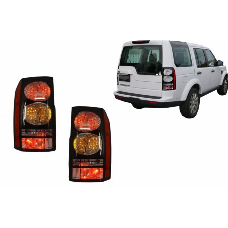 LED Taillights suitable for Land ROVER Discovery III 3 & IV 4 (2004-2009) (2009-2016) Black Conversion to Facelift Look LED Taillights suitable for Land ROVER Discovery III 3 & IV 4 (2004-2009) (2009-2016) Black Conversion to Facelift Look
