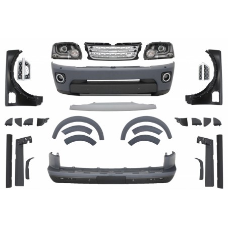 Complete Conversion Body Kit suitable for Land ROVER  Discovery 3 to Discovery 4 Facelift