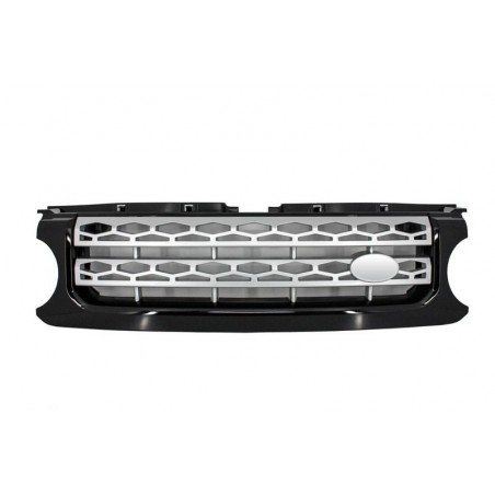 Central Grille suitable for Land ROVER Range ROVER Discovery IV (2010-up) Autobiography Design Black Silver Central Grille suitable for Land ROVER Range ROVER Discovery IV (2010-up) Autobiography Design Black Silver