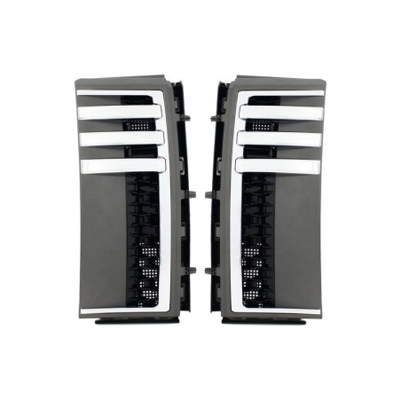 suitable for Range ROVER Vogue III L322 2002-2012 Autobiography Side Vents Grilles Gray Matte Black Edition New Design suitable for Range ROVER Vogue III L322 2002-2012 Autobiography Side Vents Grilles Gray Matte Black Edition New Design