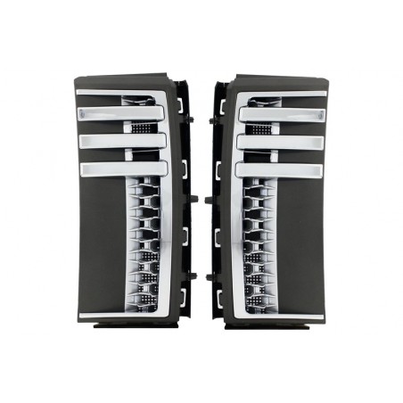 suitable for Range ROVER Vogue III L322 2002-2012 Autobiography Side Vents Grilles Gray Silver Edition New Design suitable for Range ROVER Vogue III L322 2002-2012 Autobiography Side Vents Grilles Gray Silver Edition New Design