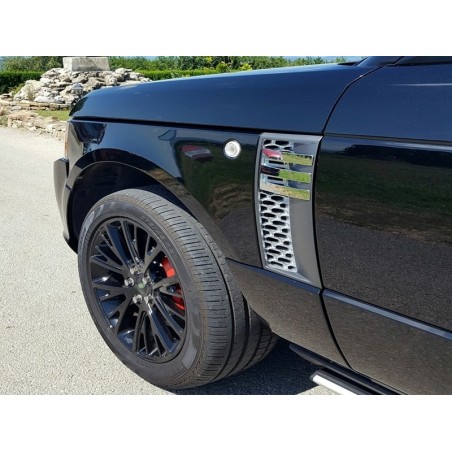 suitable for Range ROVER Vogue III L322 2002-2012 Autobiography Side Vents Grilles Gray Silver Edition New Design suitable for Range ROVER Vogue III L322 2002-2012 Autobiography Side Vents Grilles Gray Silver Edition New Design