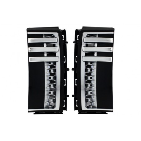 suitable for Range ROVER Vogue III L322 2002-2012 Autobiography Side Vents Grilles Black Silver Edition New Design suitable for Range ROVER Vogue III L322 2002-2012 Autobiography Side Vents Grilles Black Silver Edition New Design
