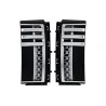 suitable for Range ROVER Vogue III L322 2002-2012 Autobiography Side Vents Grilles Black Silver Edition New Design suitable for Range ROVER Vogue III L322 2002-2012 Autobiography Side Vents Grilles Black Silver Edition New Design