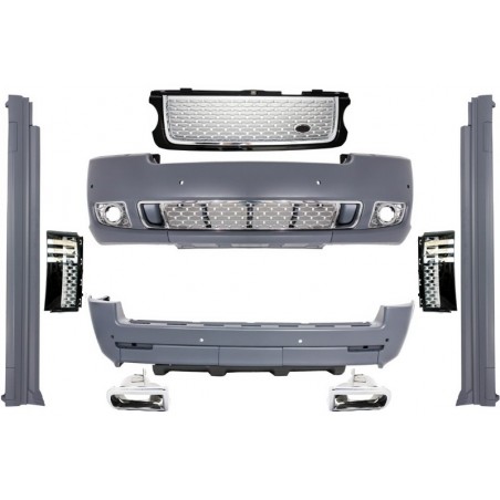 Autobiography Design Body Kit suitable for Range ROVER Vogue (L322) (2002-2012) Black/Silver Grille Edition Autobiography Design Body Kit suitable for Range ROVER Vogue (L322) (2002-2012) Black/Silver Grille Edition