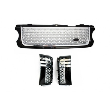 Autobiography Design Body Kit suitable for Range ROVER Vogue (L322) (2002-2012) Black/Silver Grille Edition Autobiography Design Body Kit suitable for Range ROVER Vogue (L322) (2002-2012) Black/Silver Grille Edition