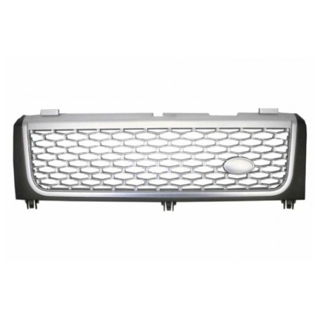 Central Grille suitable for Land ROVER Range ROVER Vogue III (L322) (2002-2005) Grey-Silver Autobiography Supercharged Edition Central Grille suitable for Land ROVER Range ROVER Vogue III (L322) (2002-2005) Grey-Silver Autobiography Supercharged Edition