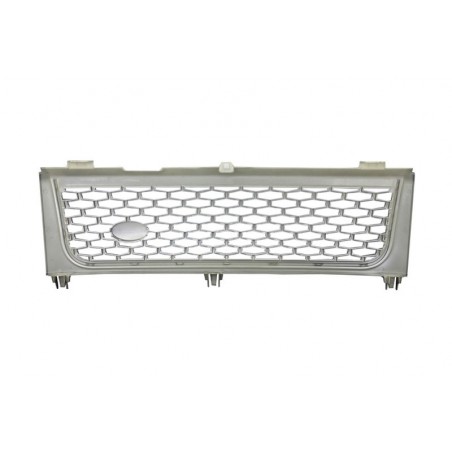 Central Grille suitable for Land ROVER Range ROVER Vogue III (L322) (2002-2005) Grey-Silver Autobiography Supercharged Edition Central Grille suitable for Land ROVER Range ROVER Vogue III (L322) (2002-2005) Grey-Silver Autobiography Supercharged Edition