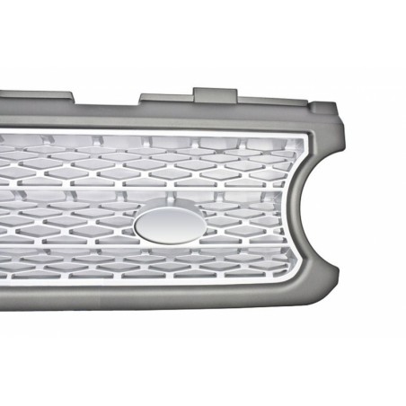 Central Grille suitable for Land ROVER Range ROVER Vogue III (L322) (2006-2009) Silver Autobiography Supercharged Edition Central Grille suitable for Land ROVER Range ROVER Vogue III (L322) (2006-2009) Silver Autobiography Supercharged Edition