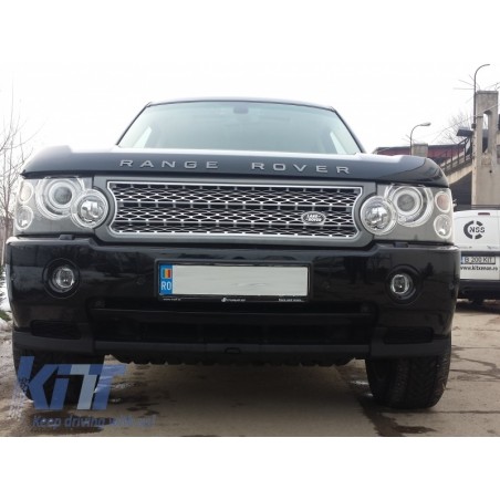 Central Grille suitable for Land ROVER Range ROVER Vogue III (L322) (2006-2009) Silver Autobiography Supercharged Edition Central Grille suitable for Land ROVER Range ROVER Vogue III (L322) (2006-2009) Silver Autobiography Supercharged Edition