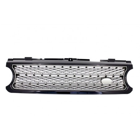 Central Grille suitable for Land ROVER Range ROVER Vogue III (L322) (2006-2009) Black Grey Autobiography Supercharged Edition Central Grille suitable for Land ROVER Range ROVER Vogue III (L322) (2006-2009) Black Grey Autobiography Supercharged Edition